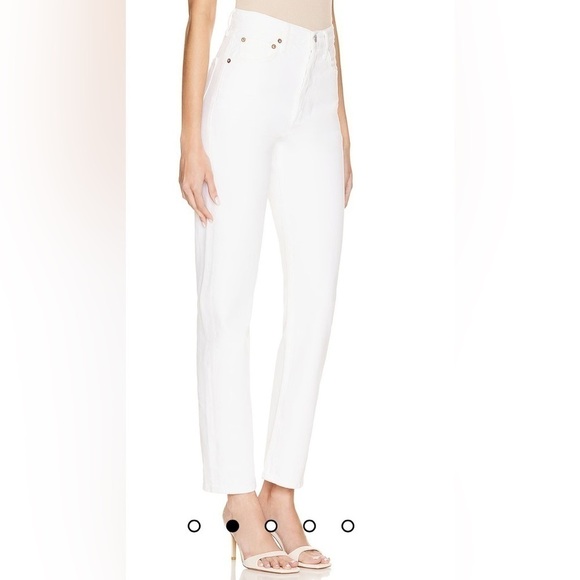 Agolde Pants - Agolde 90's Pinch Waist in Marshmellow